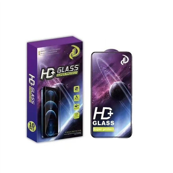 Tempered glass 9D for iPhone 7 / 8 black frame black frame 10in1
