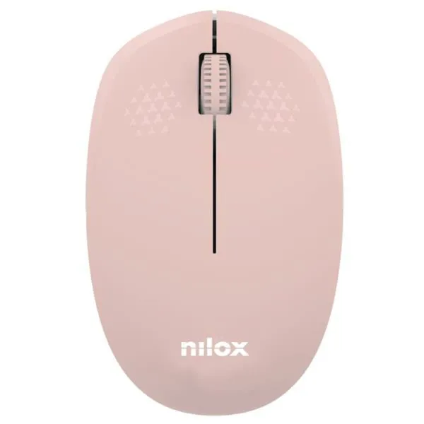 Optiskā Bezvadu Pele Nilox Rozā
