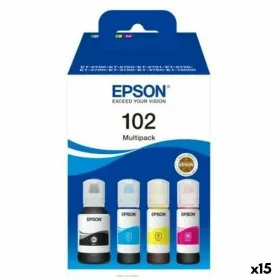 Alkunperäinen mustepatruuna Epson Nº102 Multipack Keltainen (15 osaa)