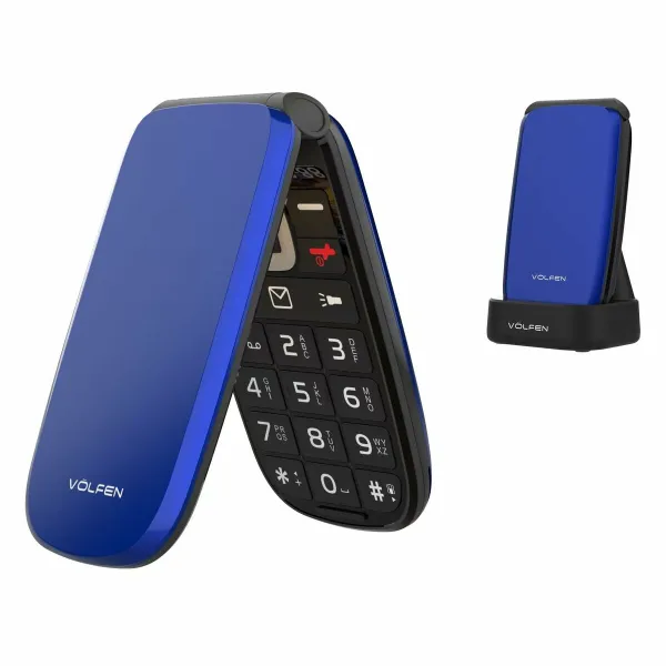Mobilusis telefonas vyresnio amžiaus žmonėms Volfen ASTRO FLIP 48 MB 2,8" Mėlyna 4G