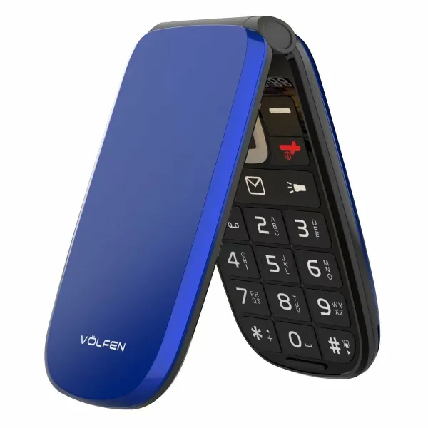 Mobilusis telefonas vyresnio amžiaus žmonėms Volfen ASTRO FLIP 48 MB 2,8" Mėlyna 4G