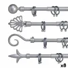Curtain Bar Gift Decor Extendable (8 Units)