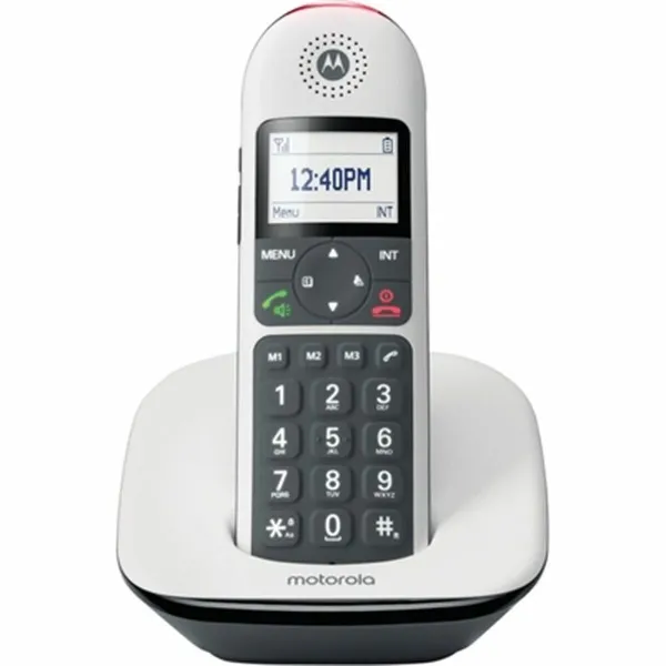 Belaidis telefonas Motorola 107CD5001WHITE Balta Juoda / balta