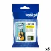 Originali rašalo kasetė Brother LC421XL Geltona (5 vnt.)