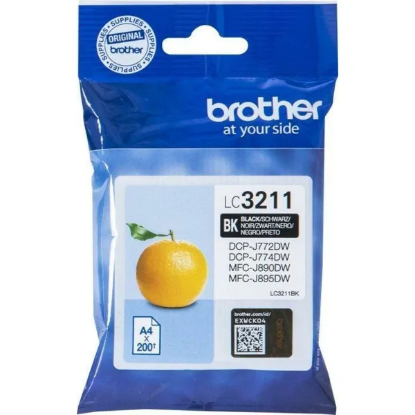 Oriģinālais Tintes Kārtridžs Brother LC3211 Melns (5 gb.)