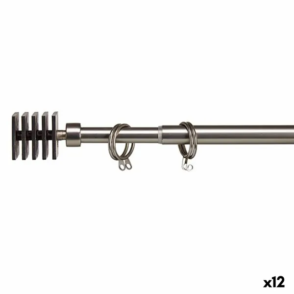 Curtain Bar Gift Decor Extendable Squared (12 Units)