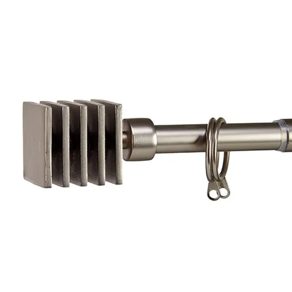 Curtain Bar Gift Decor Extendable Squared (12 Units)