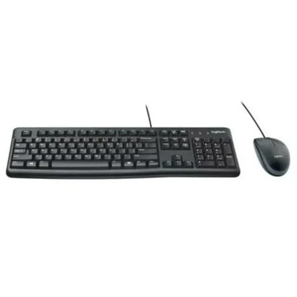 Klaviatūra un Pele Logitech MK120 Melns Spāņu Qwerty (10 gb.)