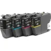 Originali rašalo kasetė Brother MFC-J1010DW / DCP-J1050DW Geltona (4 vnt.)