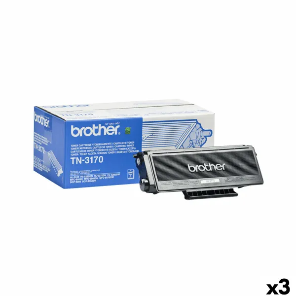 Tooner Brother TN3170 Must (3 Ühikut)