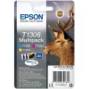 Alkunperäinen mustepatruuna Epson SX525WD/620FW/ OFFICE B42WD/525WD/625FWD/925FWD Kolmiväri (4 osaa)