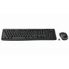Keyboard and Wireless Mouse Logitech DESKTOP MK270 Black Spanish Qwerty (6 Units)