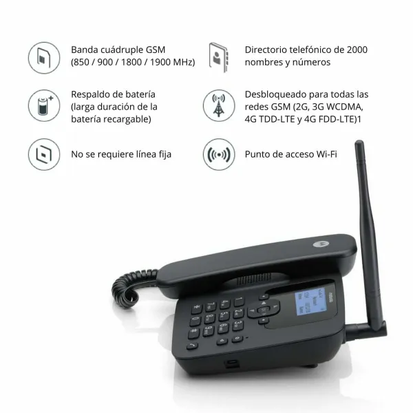 Fiksuotojo ryšio telefonas Motorola