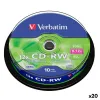 CD-RW Verbatim 700 MB 12x 10 Dalys (20 vnt.)