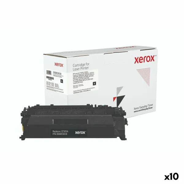 Tooner Xerox CE505A Must (10 Ühikut)