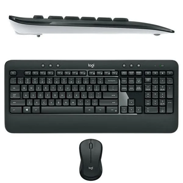 Klaviatuur ja Hiir Logitech MK540 Must Hispaaniakeelne Qwerty (4 Ühikut)