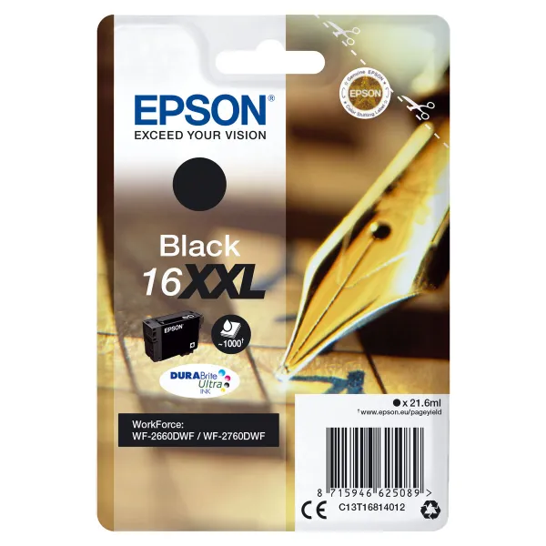 Originali rašalo kasetė Epson Nº16XXL Rožinė (10 vnt.)