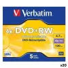 DVD+RW Verbatim 4,7 GB 4x 5 Dalys (20 vnt.)
