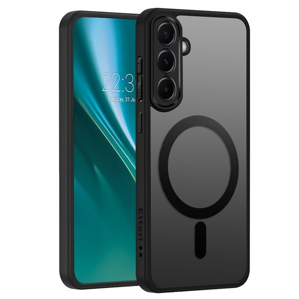 Etteri Matt Mag maciņš priekš Samsung Galaxy A56 5G melns
