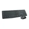 Klaviatūra un Pele Logitech MK235 Melns Spāņu Qwerty (8 gb.)