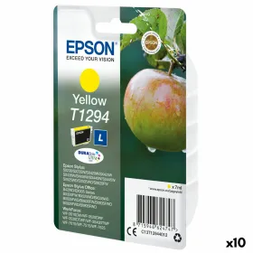 Alkunperäinen mustepatruuna Epson T1294 Keltainen (10 osaa)