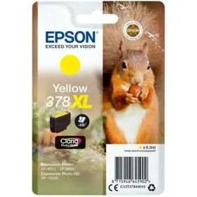 Alkunperäinen mustepatruuna Epson Nº 378XL Keltainen (8 osaa)