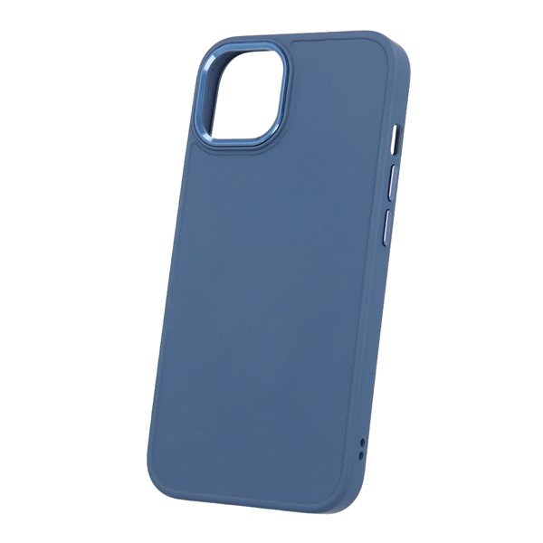 Satin case for iPhone 16e dark blue