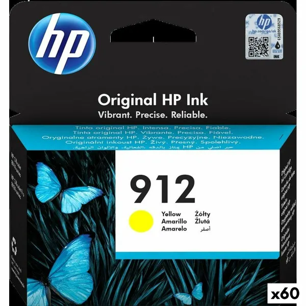 Alkunperäinen mustepatruuna HP Keltainen (60 osaa)