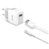 Сетевое зарядное устройство Celly Белый 12 W (5 штук)