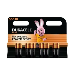 Leelispatareid DURACELL PLUS POWER 1,5 V AAA 10 Tükid, osad (12 Ühikut)