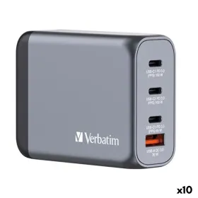 Сетевое зарядное устройство Verbatim GNC-100 Чёрный 100 W (10 штук)