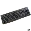 Bezvadu Klaviatūra Logitech K270 Melns Spāņu Qwerty (4 gb.)