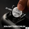 Nööpelement DURACELL DL2016 K2 3 V (10 Ühikut)