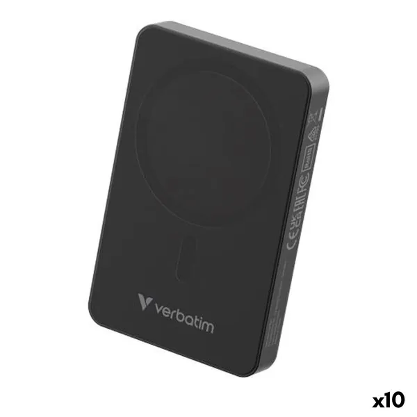 Įkroviklis (Power Bank) Verbatim Juoda 10000 mAh (10 vnt.)