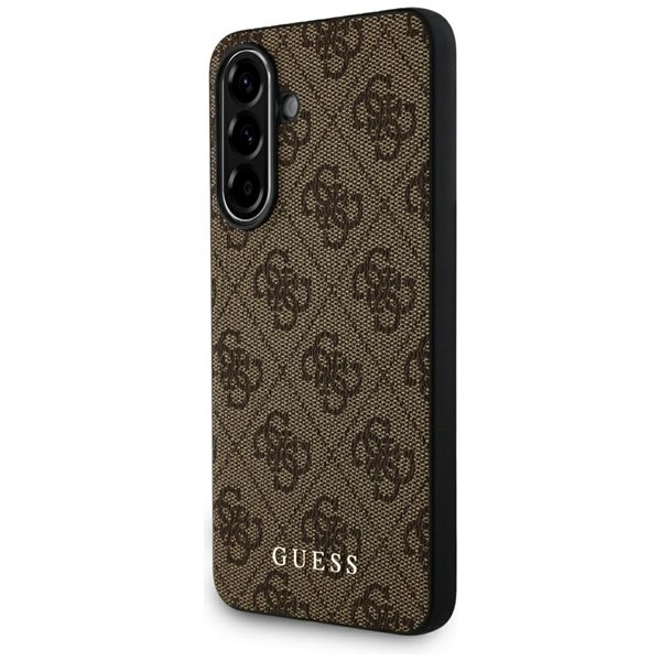 Guess HC PU 4G Classic case for Samsung Galaxy A36 Brown