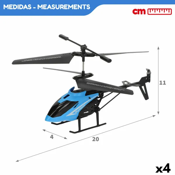 Radio Vadības Helikopters Colorbaby (4 gb.)