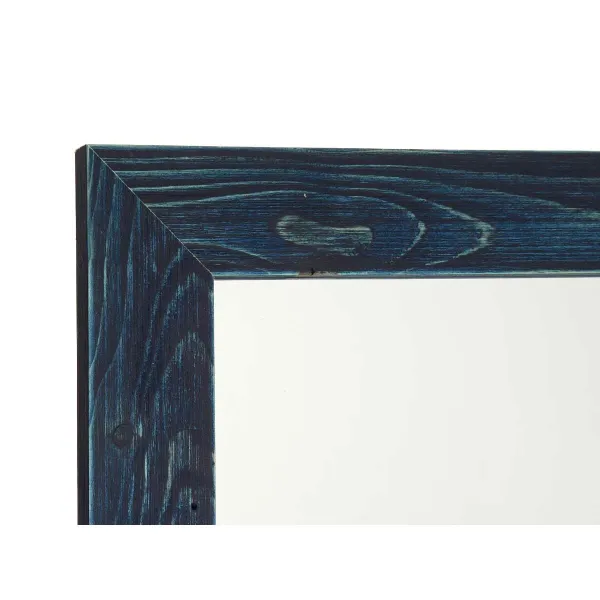 Wall mirror Gift Decor Blue 48 x 150 x 2 cm Rectangular (2 Units)
