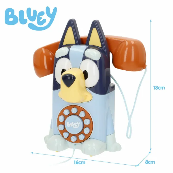 Игрушечный телефон Bluey Пластик 16 x 18 x 8 cm (4 штук)