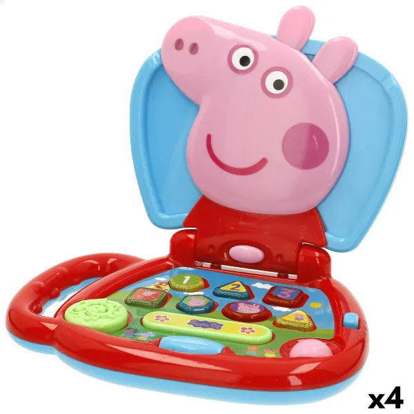 Žaislinis kompiuteris Peppa Pig Anglų 20 x 17 x 14 cm Spalvotas (4 vnt.)