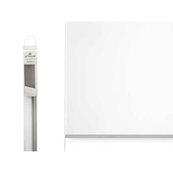Roller blinds Gift Decor White Cloth Plastic 150 x 180 cm