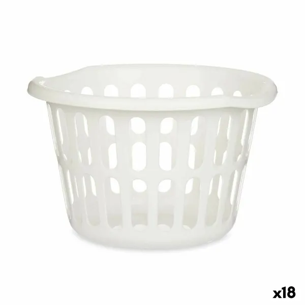 Basket Kipit White polypropylene 27 L (18 Units)