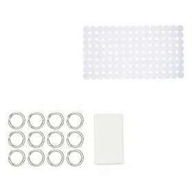 Bath Set Berilo White PVC Polyethylene EVA 28 x 42 x 6 cm (12 Units)