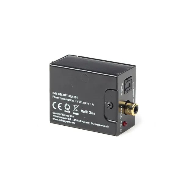 Audio Konverteris GEMBIRD DSC-OPT-RCA-001