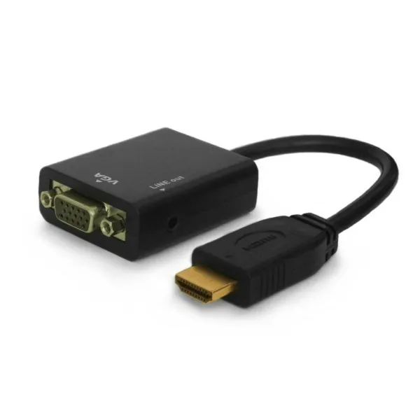 HDMI-VGA Adapter Savio CL-23 Must