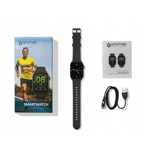 Išmanusis laikrodis Oromed SMART FIT 5 Juoda Taip 1,69"