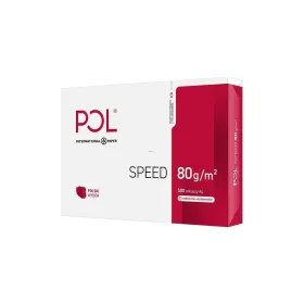 Painopaperi POL International Paper Speed Valkoinen A4 500 Levyt