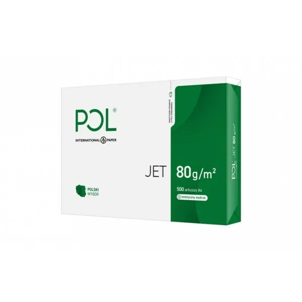 Popierius spausdinimui POL International Paper Jet Balta A4 500 Paklodės