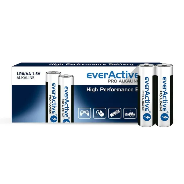 Patareid EverActive AA/LR6 1,5 V (10 Ühikut)
