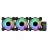 Kvadratinis ventiliatorius Aerocool Mirage 12 ARGB Pro 12V Ø 12 cm (3 vnt.) (3 pcs)