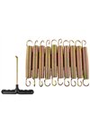 Spring for trampoline 165mm - 10pcs